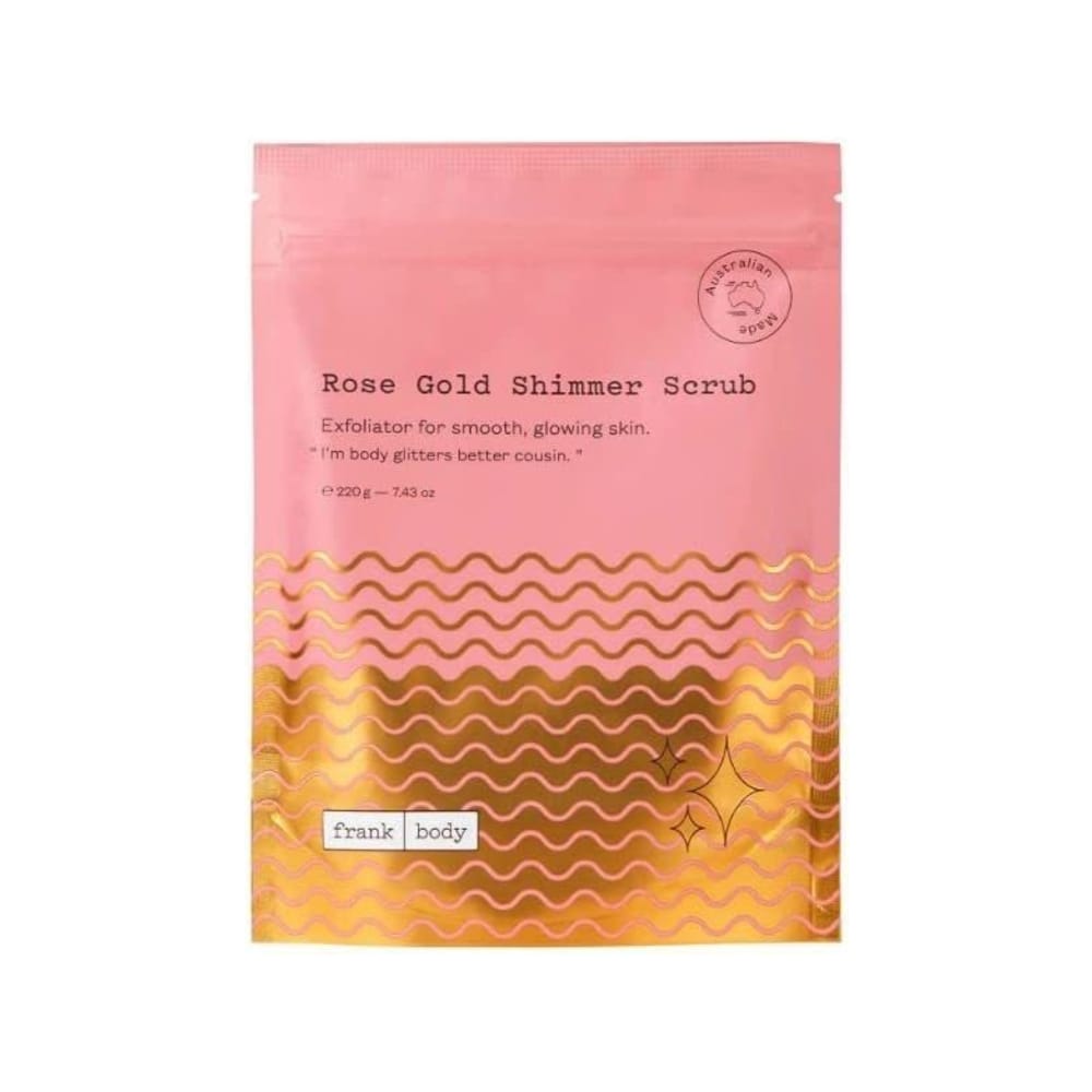 Frank Body Rose Gold Shimmer Scrub