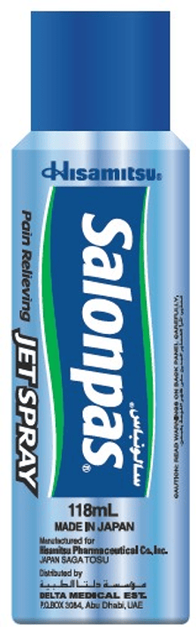 Salonpas Pain Relieving spray 118ML