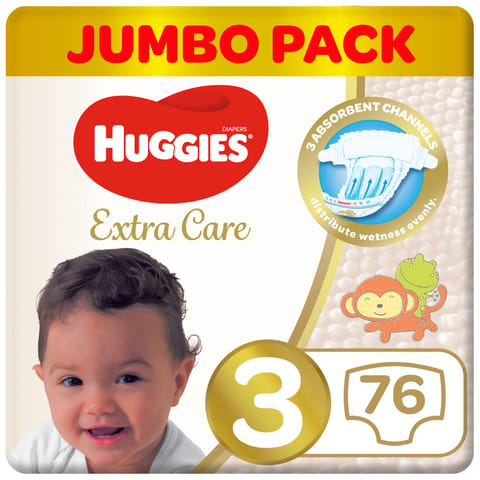 Jumbo Box Pack L+ 4+,88 Count, 12-21 Kg
