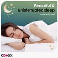 Kotex Natural Ultra Thin Pads, 100% Cotton Pad, Overnight Protection Sanitary Pads with Wings, 14 Sanitary Pads