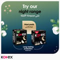 Kotex Natural Ultra Thin Pads, 100% Cotton Pad, Overnight Protection Sanitary Pads with Wings, 14 Sanitary Pads