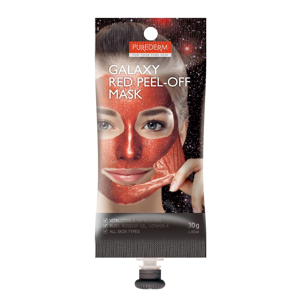 Purederm galaxy red peel-off mask