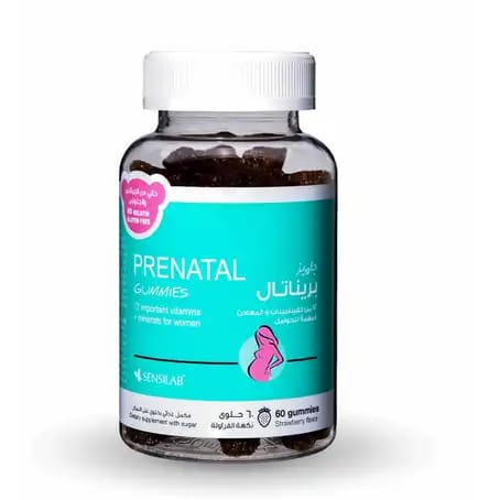 Sensilab Prenatal Women Vitamins & Minerals 60 Gummies