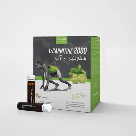 Sensilab L-Carnitine 2000 Mg, Garcinia Cambogia & Green Tea 15 Ampoules