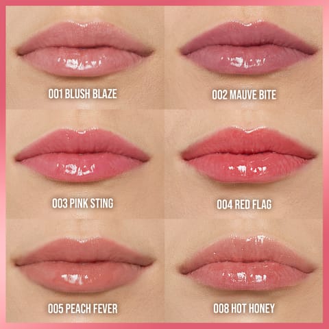 Loca Lip Gloss Over Soft Mauve