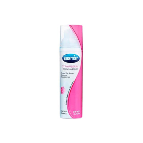 Sasmar Strawberry Personal Lubricant Pump 60 ml