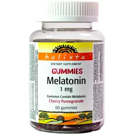 Holista Melatonin 1 mg 60 Cherry Pomgranate Gummies