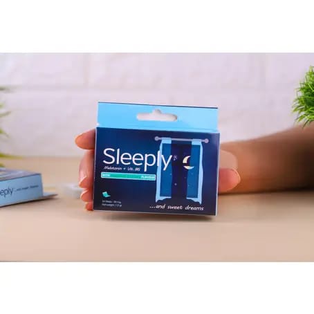 Sleeply Melatonin 1 mg 24 Peppermint Strips