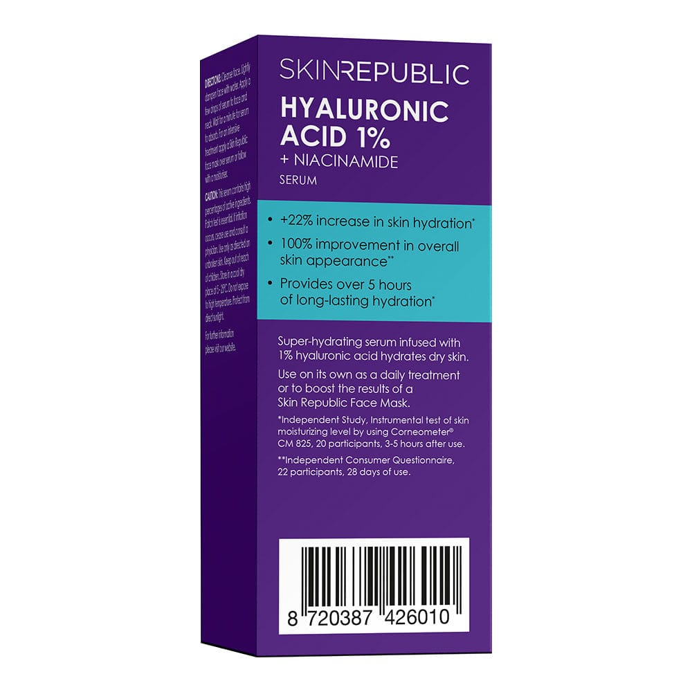 Hyaluronic Acid 1% + Niacinamide Face Serum 30ml