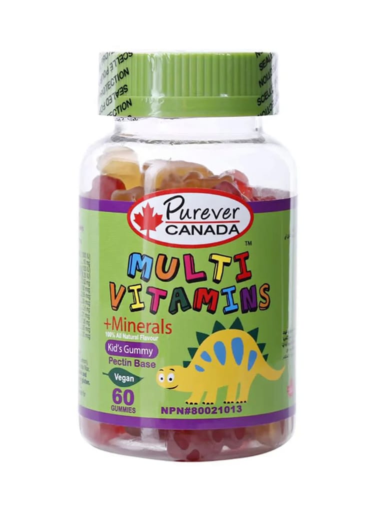 Pure Ever Canada Multivitamin With Minerals 60 Chewable Tablets