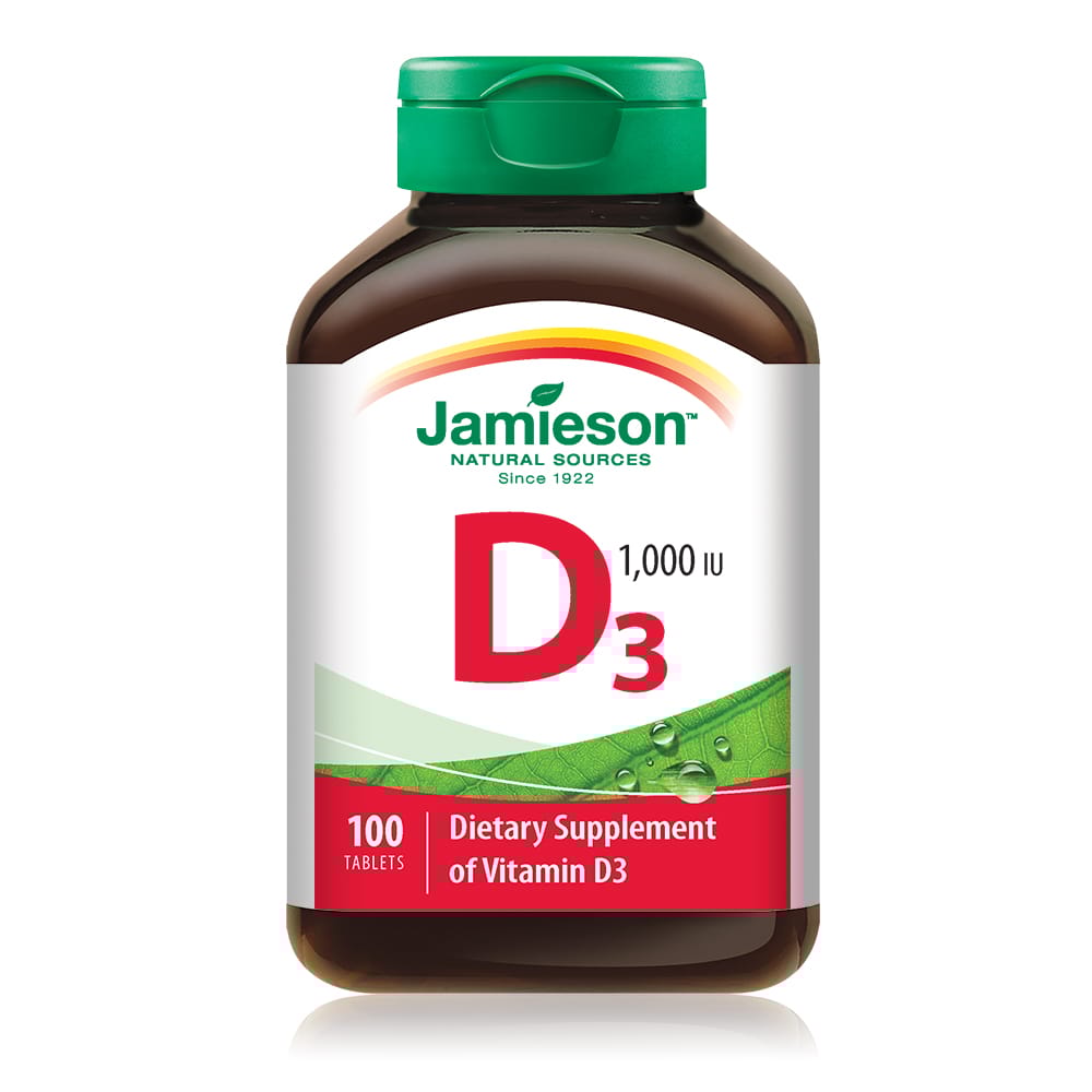 Jamieson Vitamin D3 1000 IU 100 Tablets