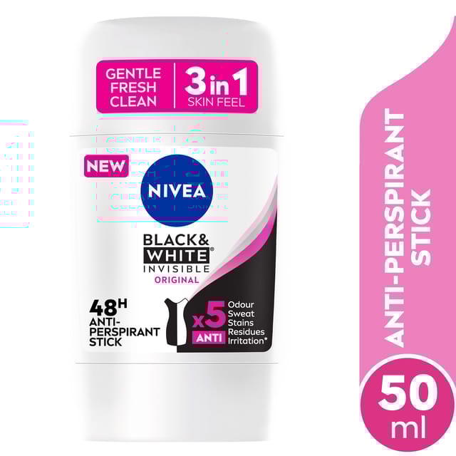 Nivea Lady Deo Stick Black & White 50Ml