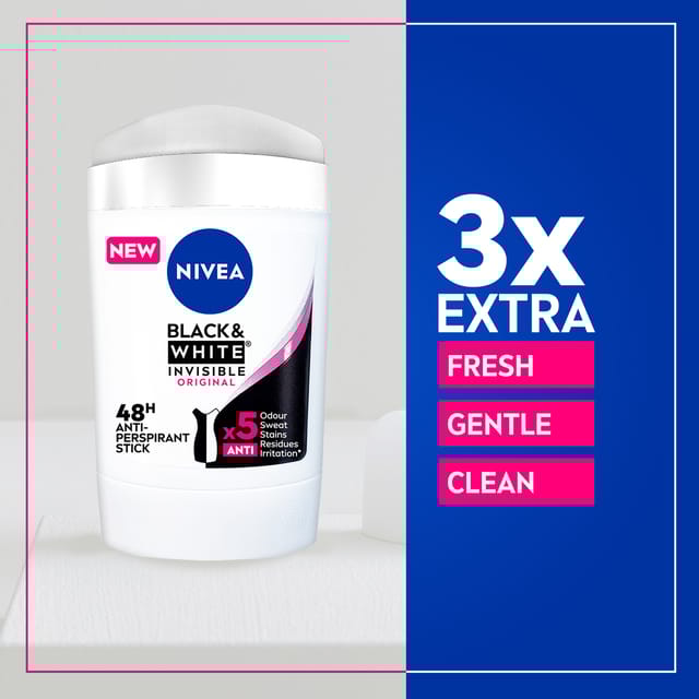 Nivea Lady Deo Stick Black & White 50Ml