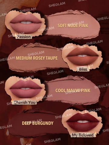 The Balm Set of 6 Mini Lipsticks - V03