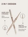 Sheglam 2-In-1 Brow Pencil - Chocolate