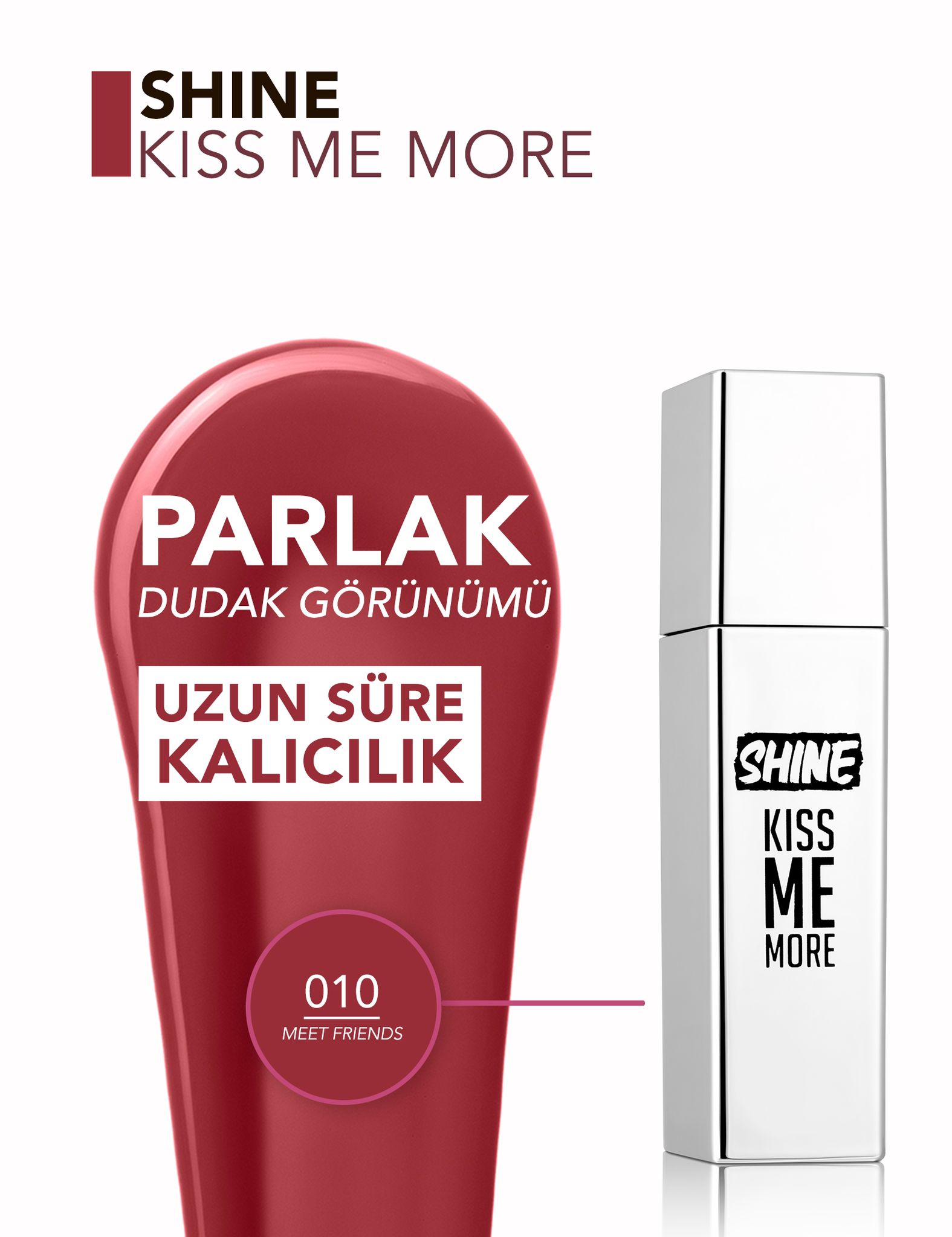 Flormar Shine Kiss Me Liquid Lipstick#10