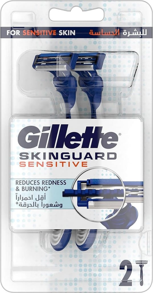 Gillette Skinguard Snstve Disp. Razor 2p