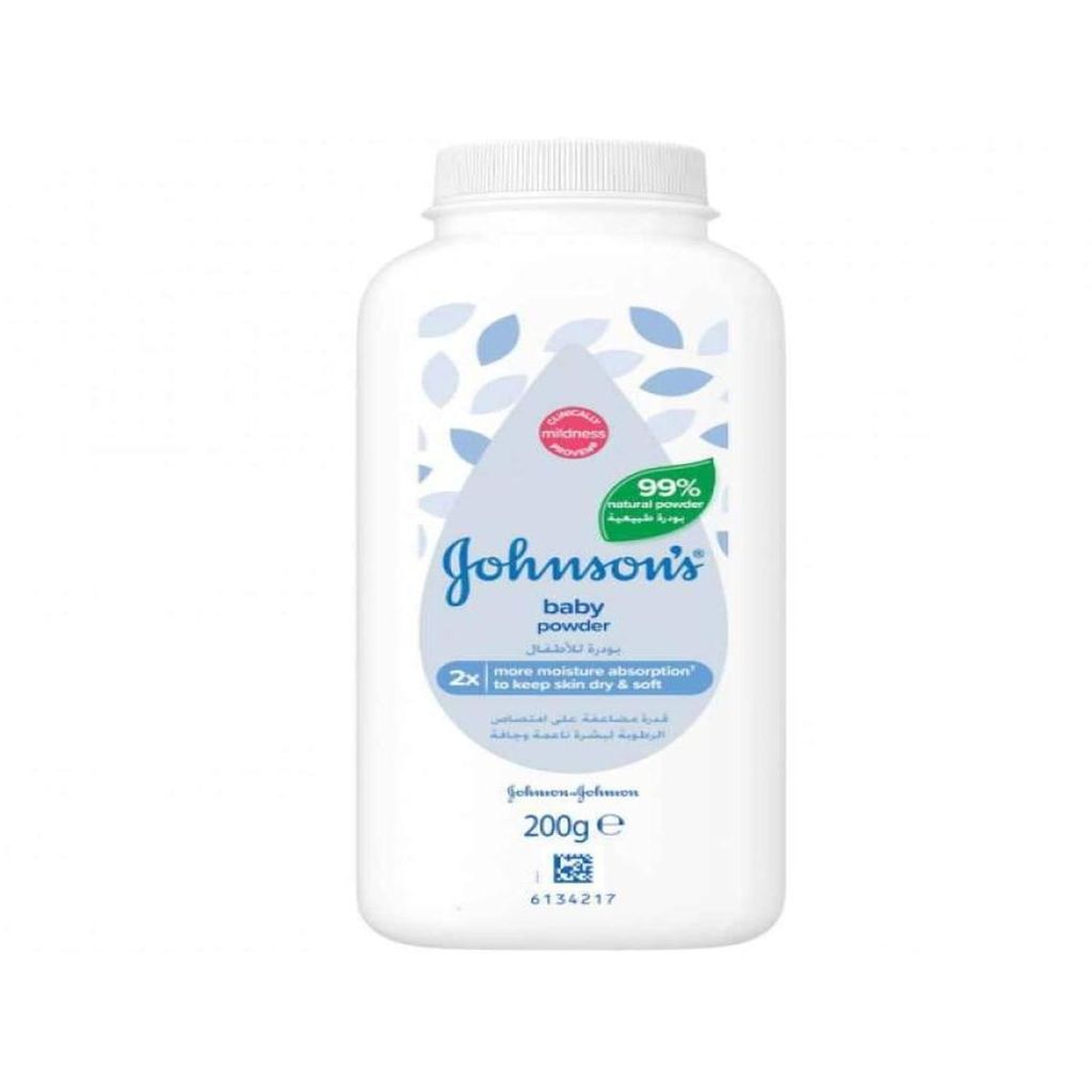 J&J Baby Reg Nat Powder 200G