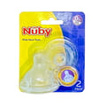 Nuby Nipple Wide Neck Slow Flow 2 Pcs