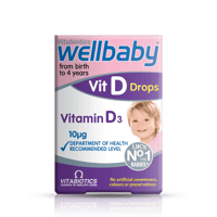 Wellbaby Vit D3 400 Iu Drops