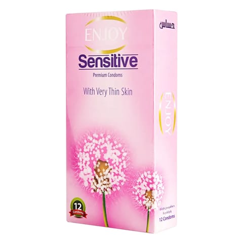 Enjoy Sensetive Premium Condoms 12Pcs