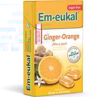 Em Eukal Ginger-Orange Lozenges 50 Gm