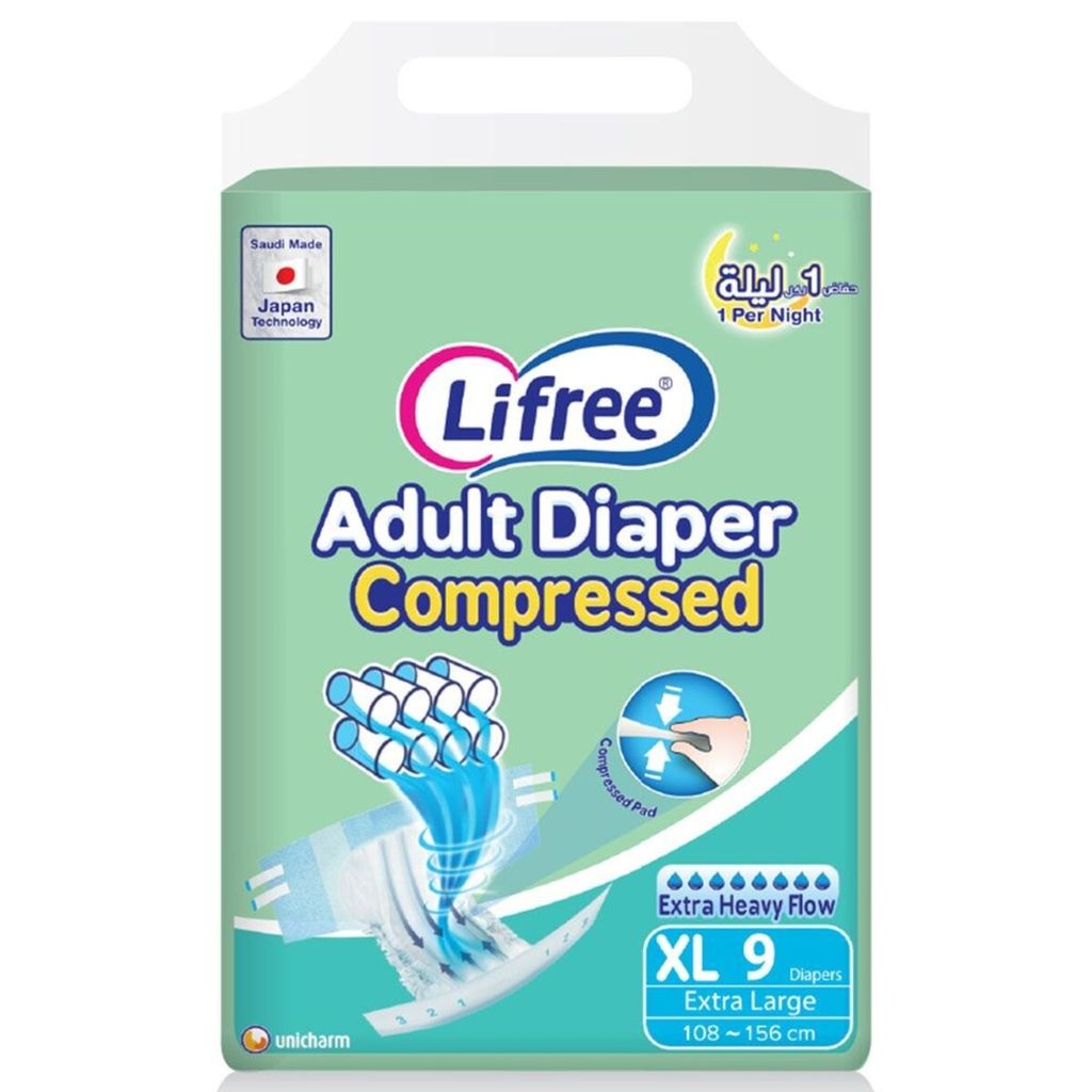 Lifree Tape Diaper X-Large 4x9