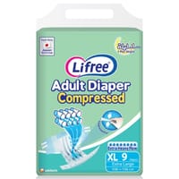 Lifree Tape Diaper X-Large 4x9