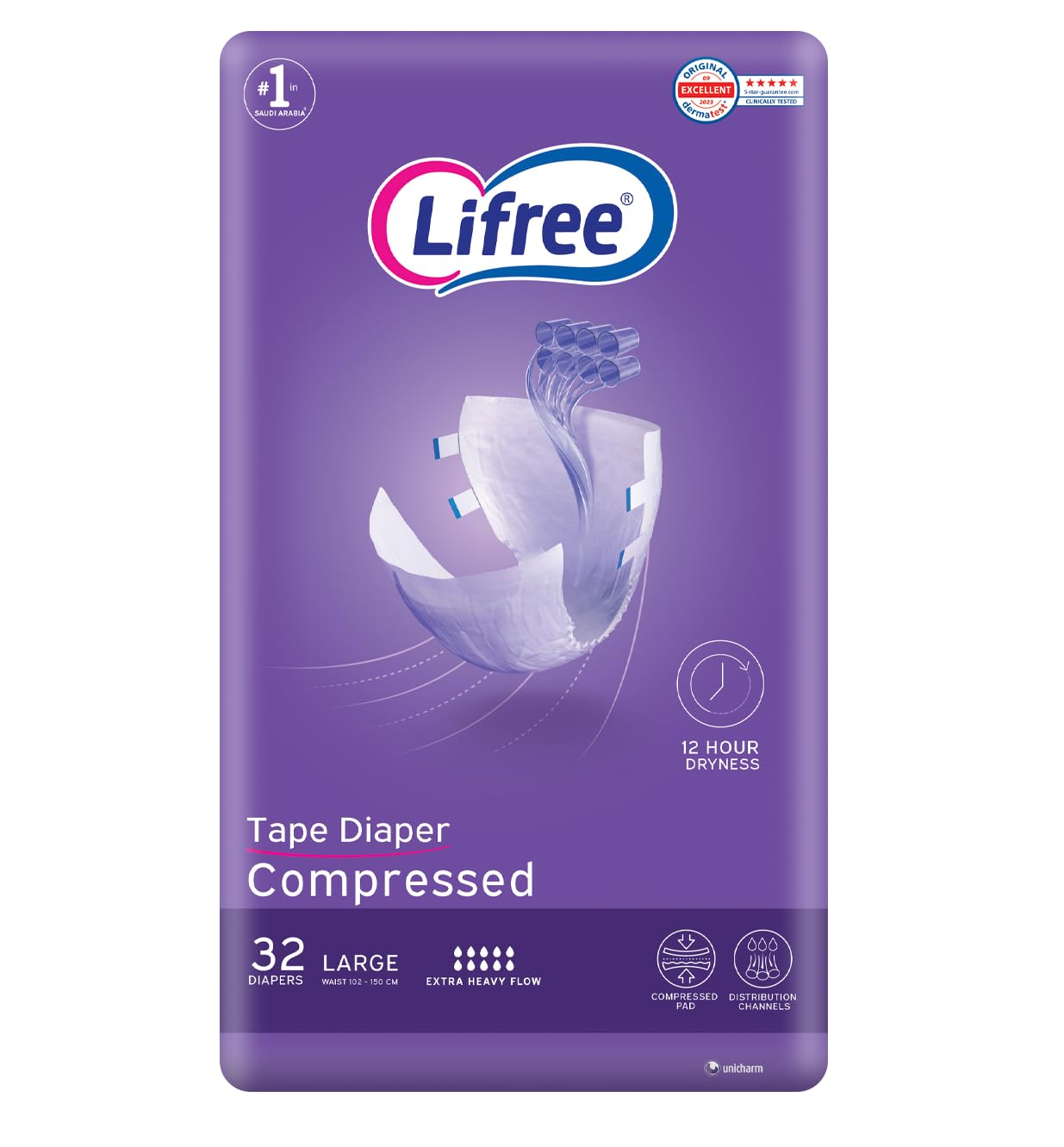 Lifree Tape Mega Pack Large (2X32)