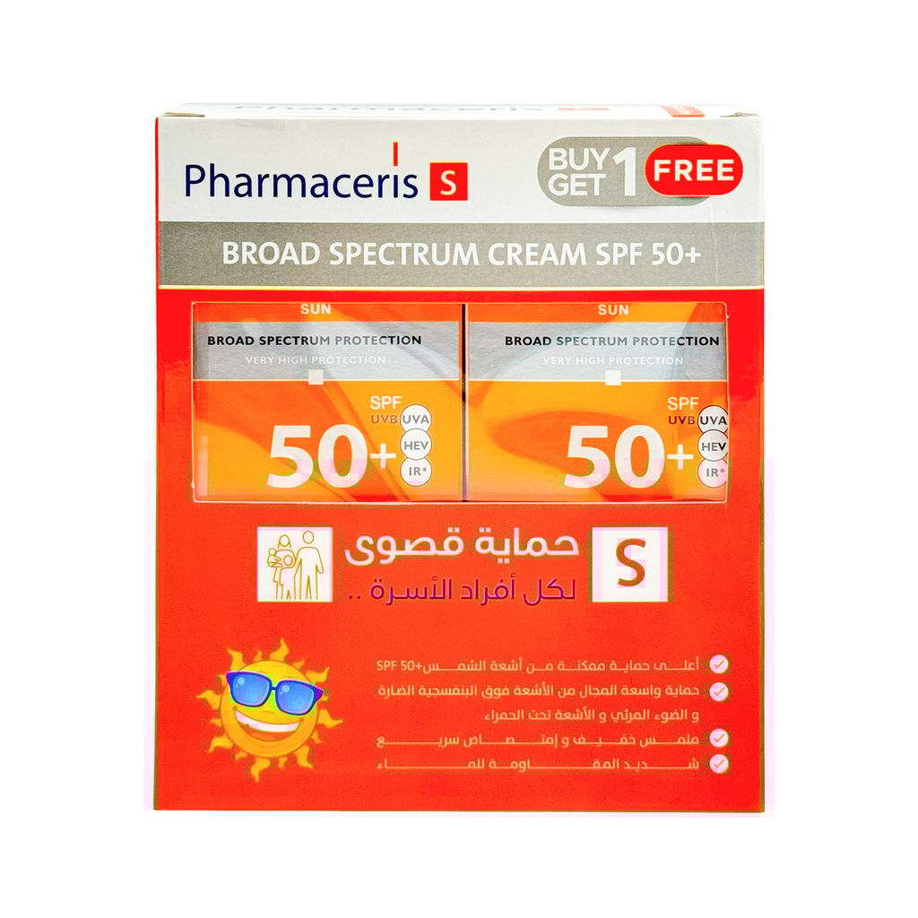 Pharmaceris Sun Protect Cream Spf50+ 1+1