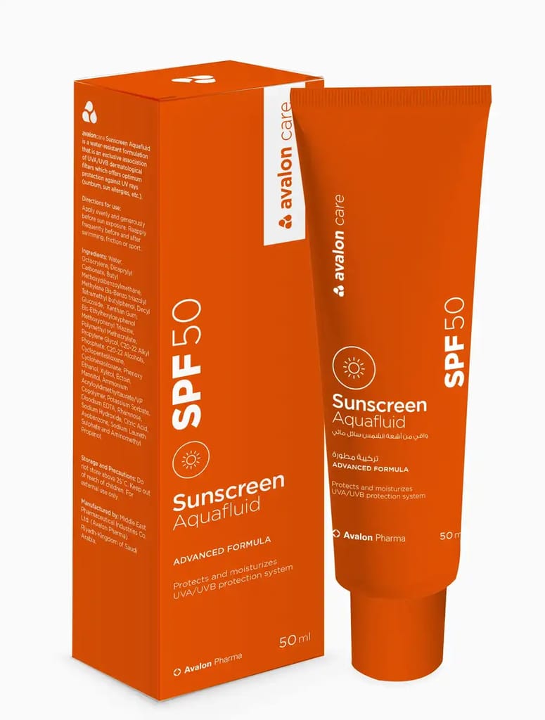 Avaloncare Sunscren Aquafluid SPF50 50ml
