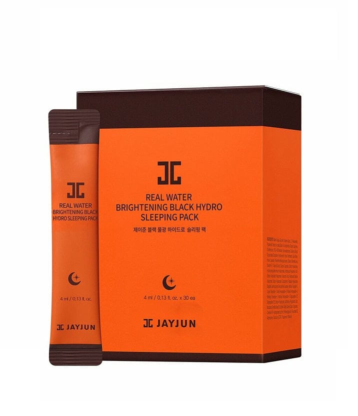 Real Water Brightening Black Hydro Sleeping Pack - orange - 30 pieces