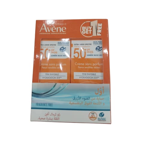 Avene Cream +50 SPF 50 Ml (1+1)