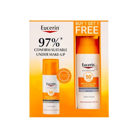 Eucerin Sun Fluid Anti Age Spf50 Kit 1+1