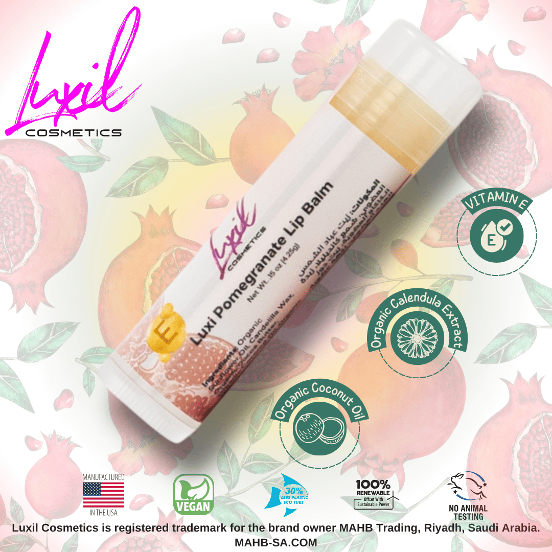 Luxi Pomegranate Lip Balm withVitamin E