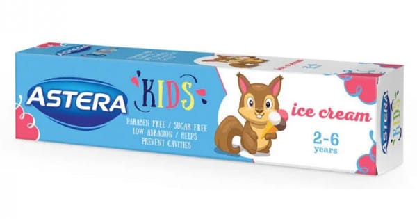 ASTERA Toothpaste Astera KIDS  Ice Cream (age 2-6)  50 ML