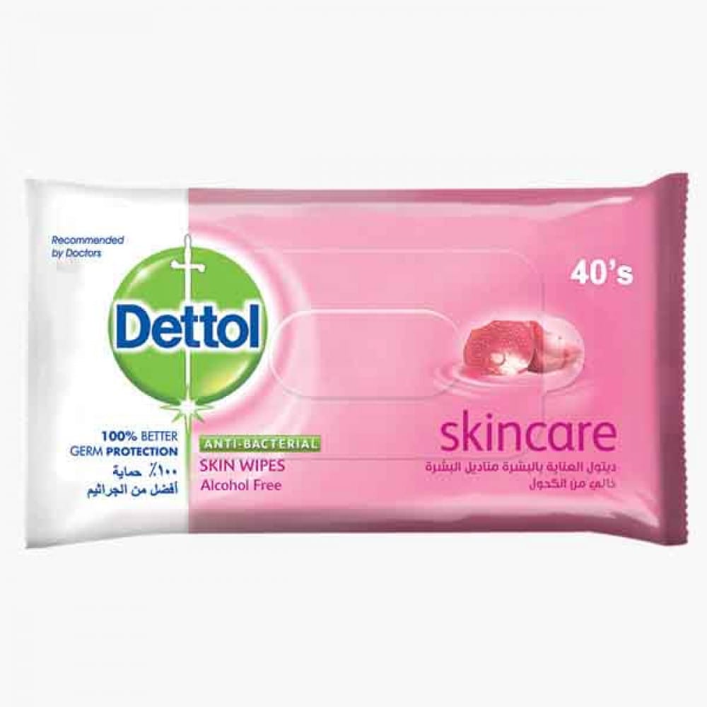 Dettol Skin Wipes Care 40 Pcs