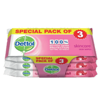 Dettol Skin Wipes Skincare 40s (2+1)