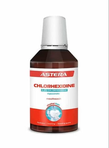 Astera Mouthwash Astera Chlorhexidine 0.2 % 300 Ml