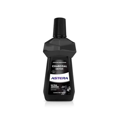 Astera Mouth Wash  Astera Charcoal  300  Ml