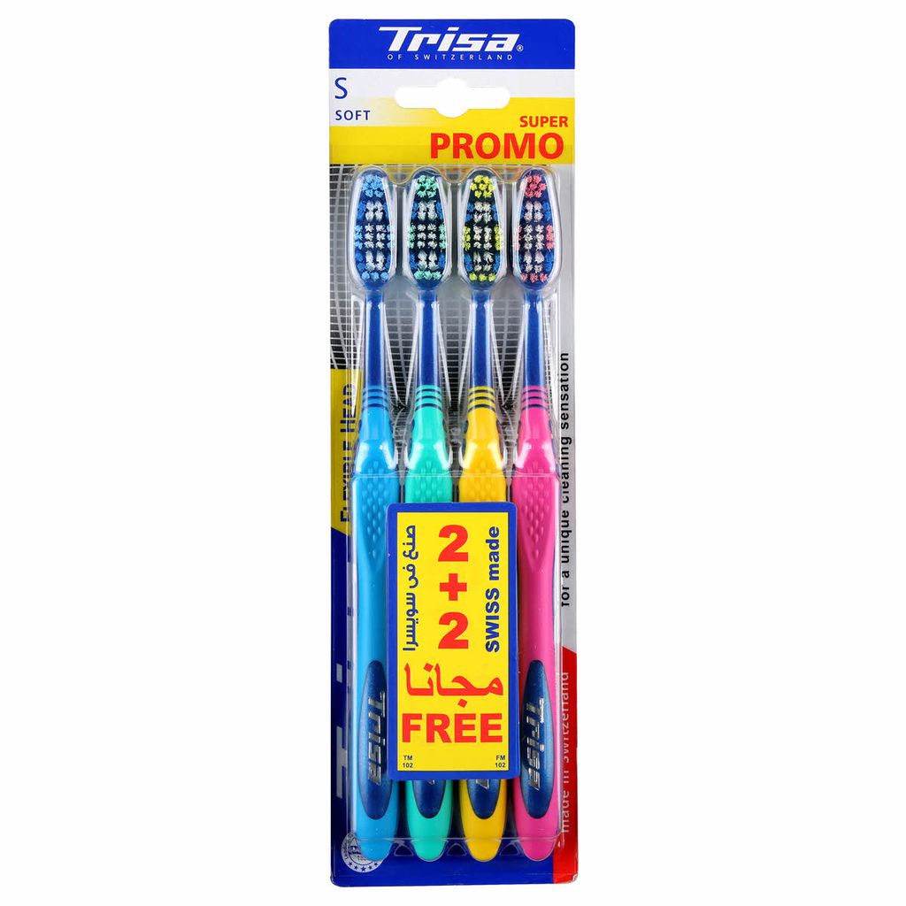 Trisa Flex Head 4Pk T.B.