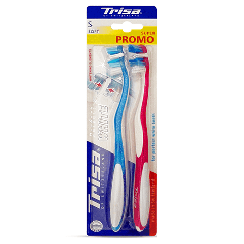 Trisa Com Whit 2Pk T.B. S
