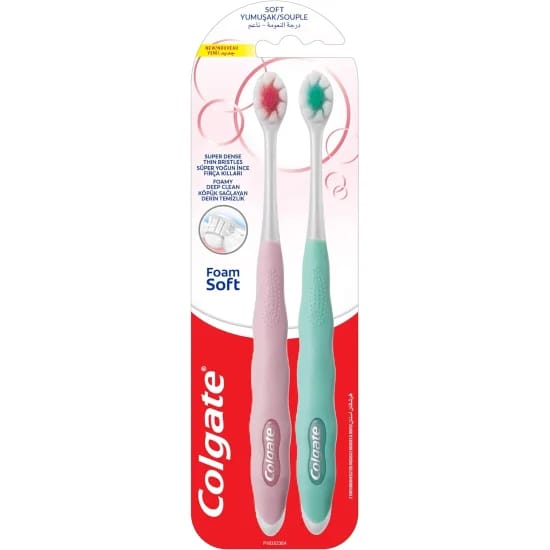 Colgate Tb Foam Soft 2Pk