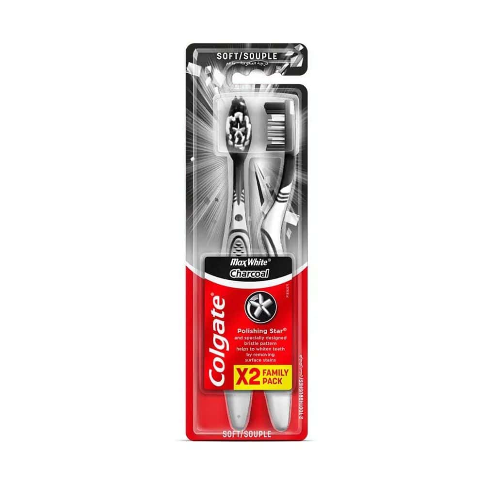 Colgate Tb Max White Charcoal M 2Pk