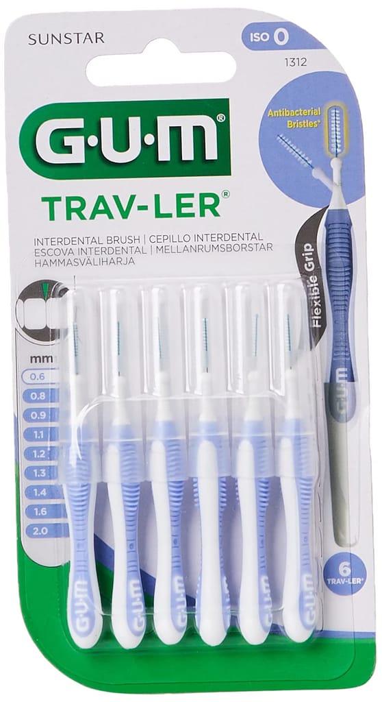 Gum Travler 09 Mm 6 Brushes 6