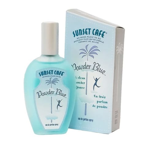 Sunset Cafe Powder Blue Unisex Eau De Parfum 50ml