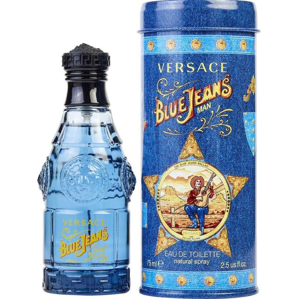 Versace Blue Jeans Man For Men Eau De Toilette 75ml