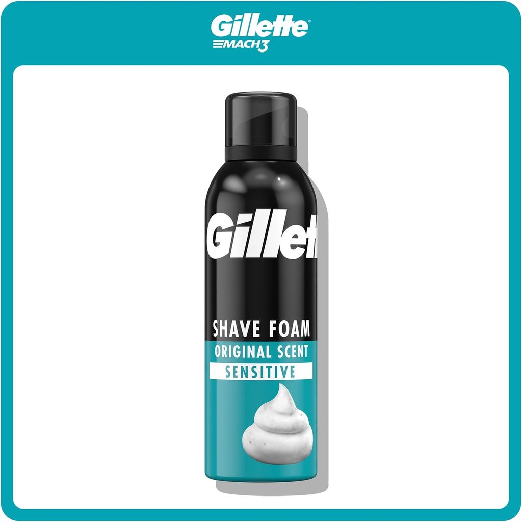 Gillette Shaving Foam Sensitive 200Ml