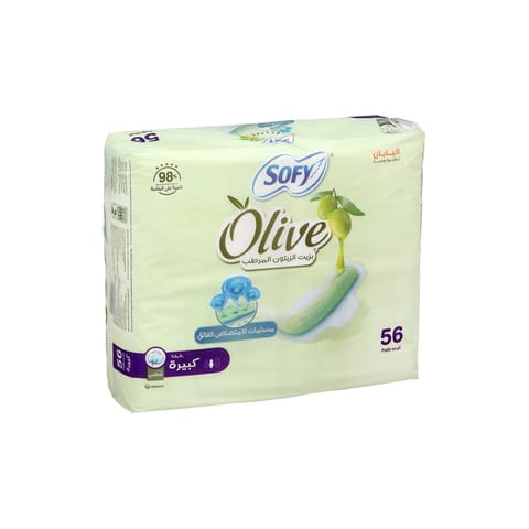 Sofy Feminine Napkin Olive Large 56pcs
