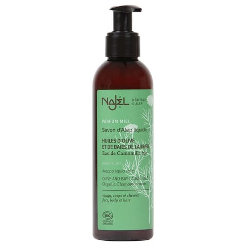 Najel Aleppo Liquid Soap With Honey 200m